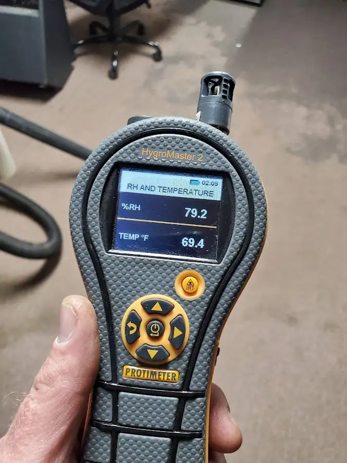 Moisture meter humidity assessment for Mold Remediation & Removal in Haslet